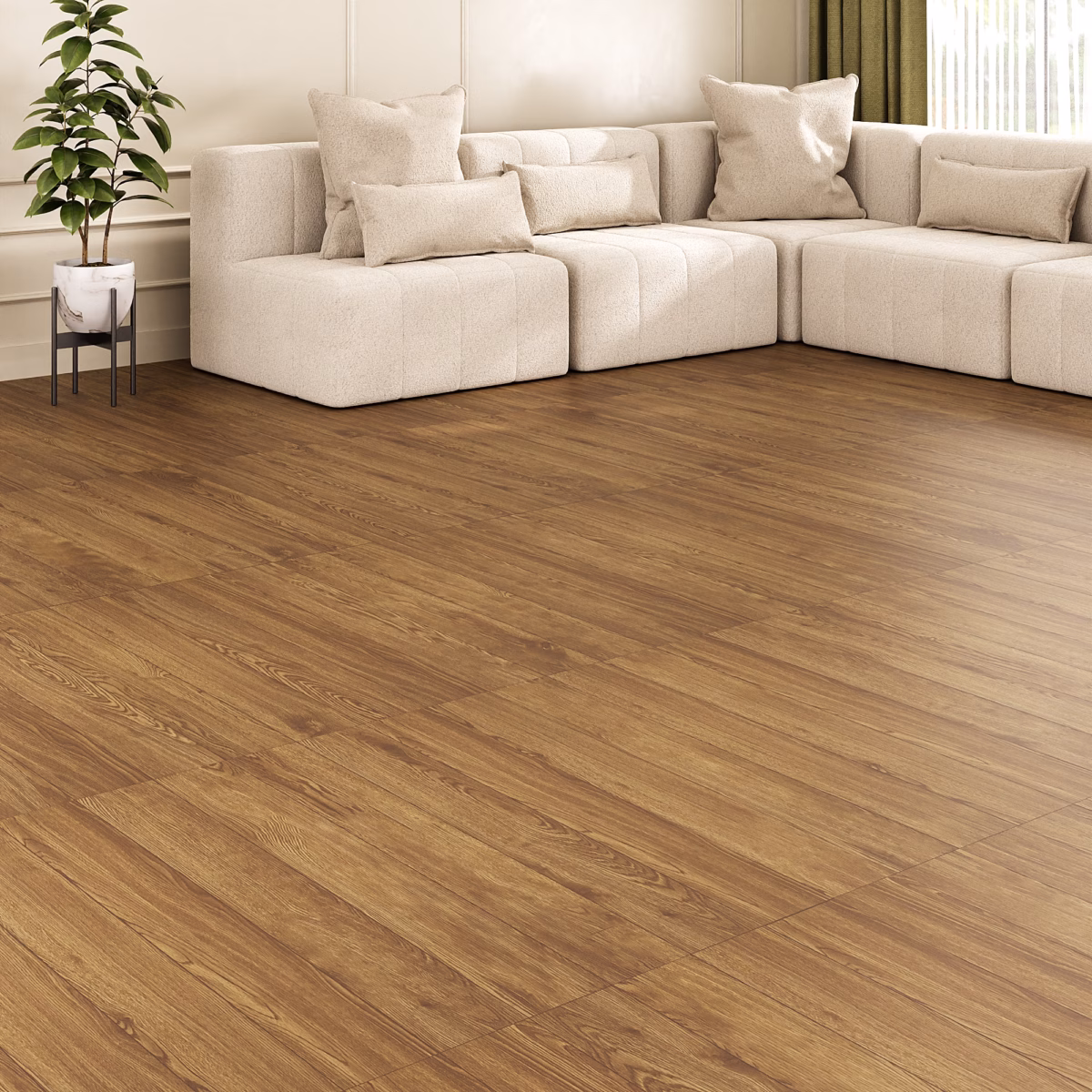 Piso Vinílico Amadeirado para um Ambiente Aconchegante - detalhe