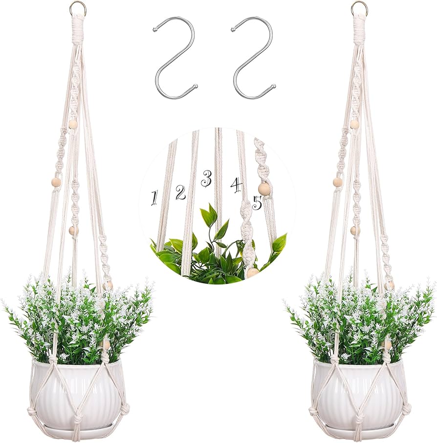 Com Macramê Suspenso: Um Toque Boho Chic - ideia