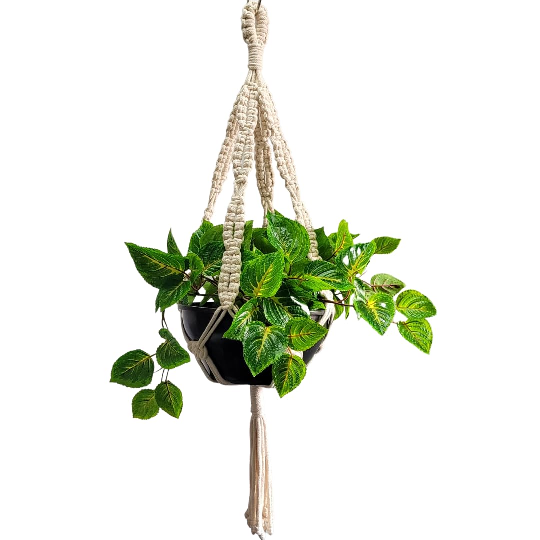 Em Cachepots Macramê: O Toque Boho Que Amamos - detalhe