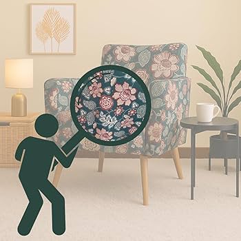 Poltrona Decorativa com Estampa Floral: Um Jardim Dentro de Casa - detalhe