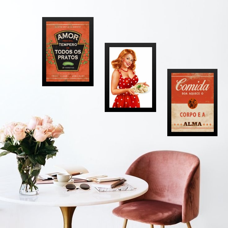 Mini Galeria de Receitas Vintage: Charme Retrô - detalhe