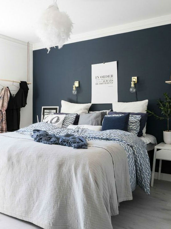 Azul Aconchegante com Textura de Tricô: Para Noites Mais Quentes - ideia