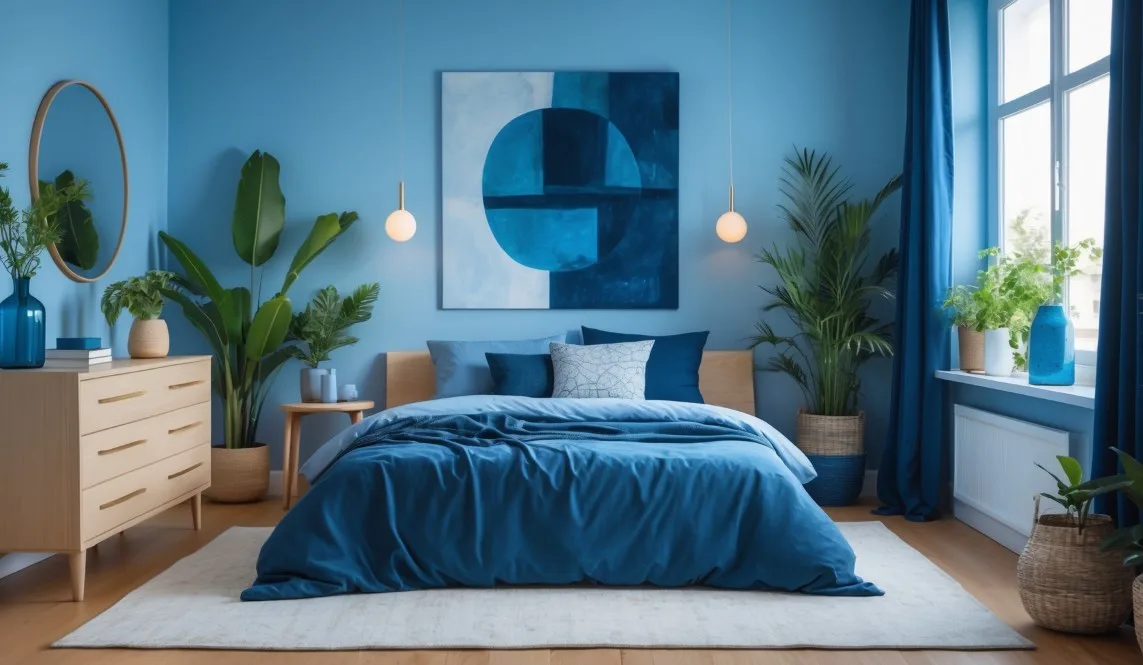 Azul Sereno e Natural: Incorporando Elementos da Natureza - inspiração