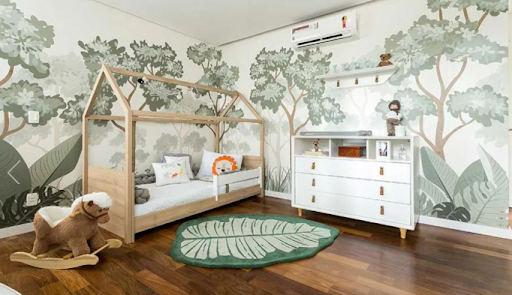 Quarto Infantil Sustentável: Decoração Criativa com Materiais Naturais - inspiração