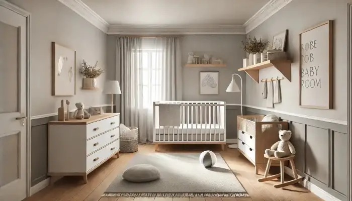 Quarto Infantil Unissex: Elegância e Versatilidade em Tons Neutros - inspiração