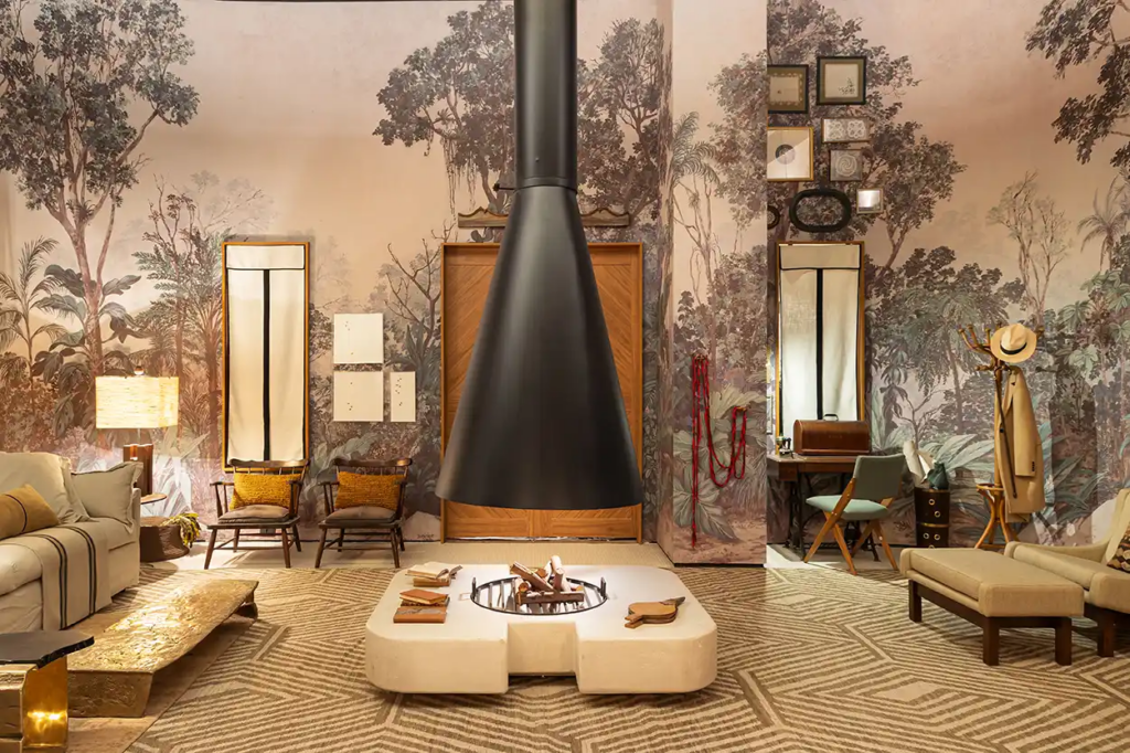 Reforma com Papel de Parede Texturizado: Elegância e Profundidade - inspiração