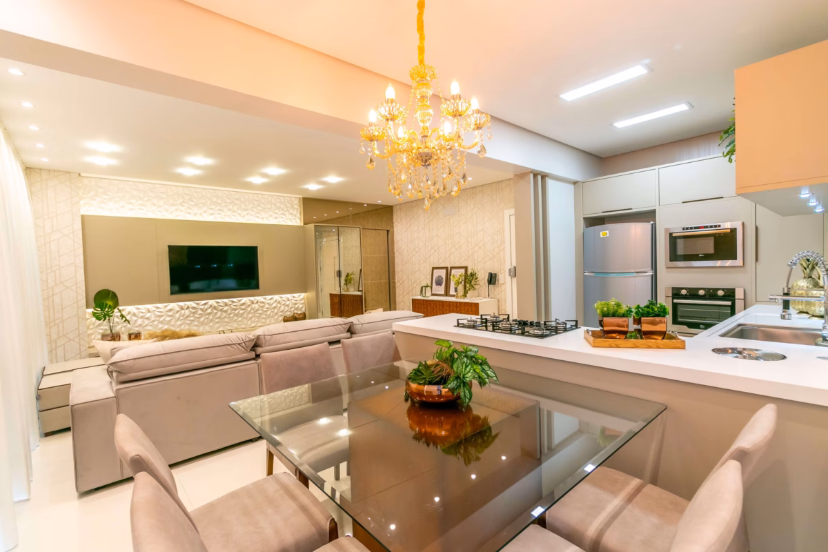 Com Integração Total e Toque Rústico-Chique - detalhe