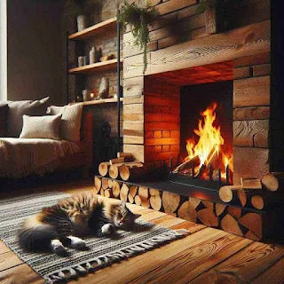 Boho Chic: Lareira com Mantas e Almofadas Coloridas - inspiração