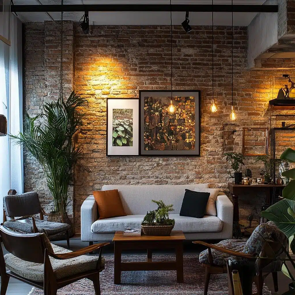 Tijolinho e Plantas: Uma Combinação Perfeita para Ambientes Vivos - inspiração