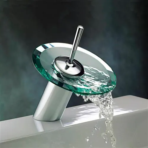 Torneira Cascata: Um Toque de Natureza no Seu Banheiro - detalhe