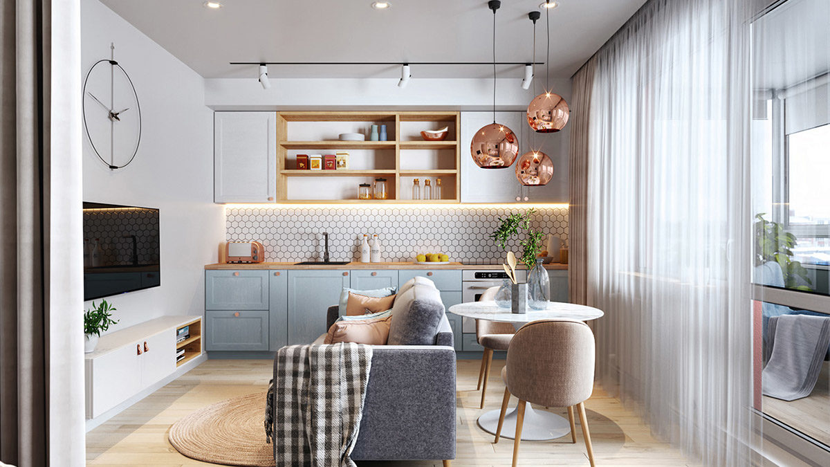 Cores Vibrantes em Doses Certas: Alegre Seu Apê sem Exageros - ideia