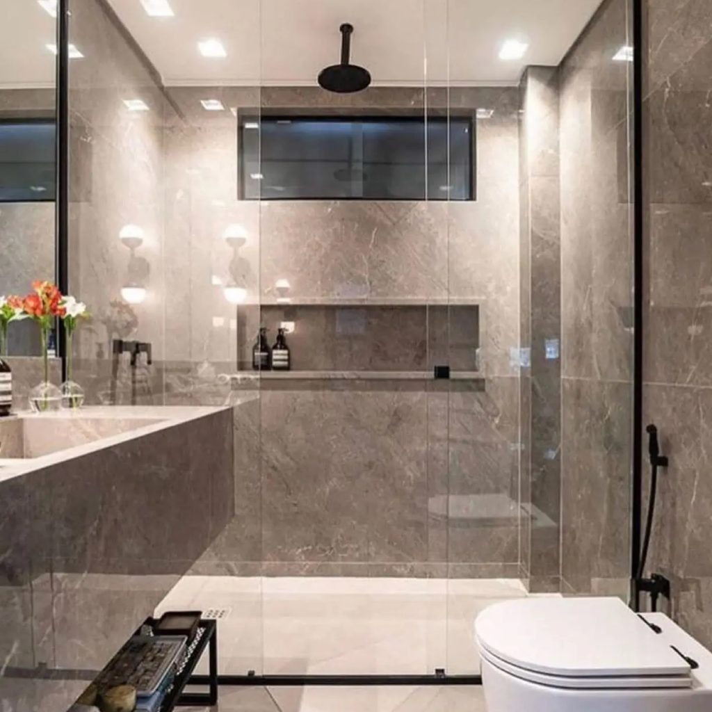 Chuveiro Bicolor: Destaque e Personalidade na Decoração - inspiração