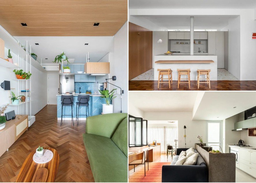 cozinha americana decorada - inspiração 14