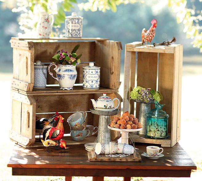 Mini Bar Charmoso: Caixotes para Expor suas Bebidas Favoritas - detalhe