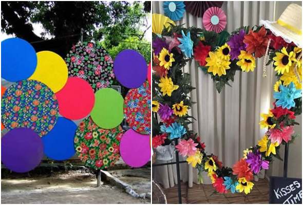 Decoração com Tecido Chita: Cores Vibrantes e Alegria Brasileira - detalhe