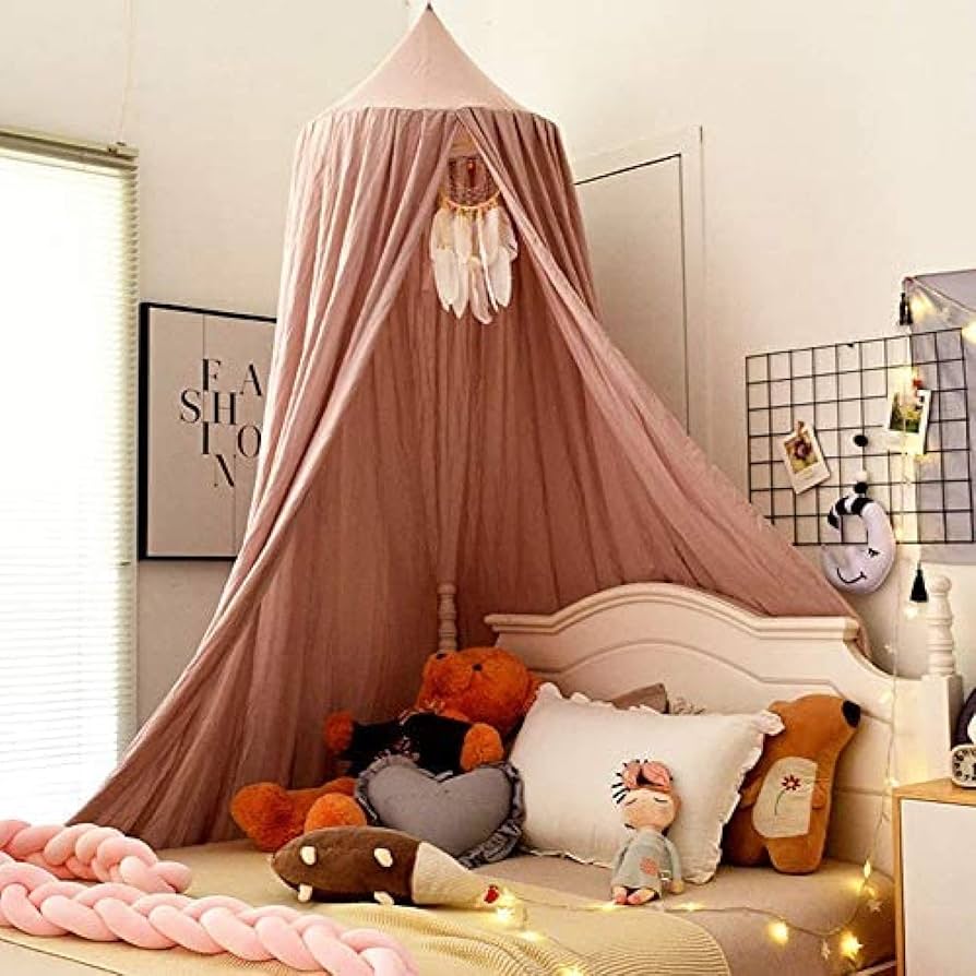 Realeza Infantil: Decoração de Quarto Infantil com Dossel - inspiração