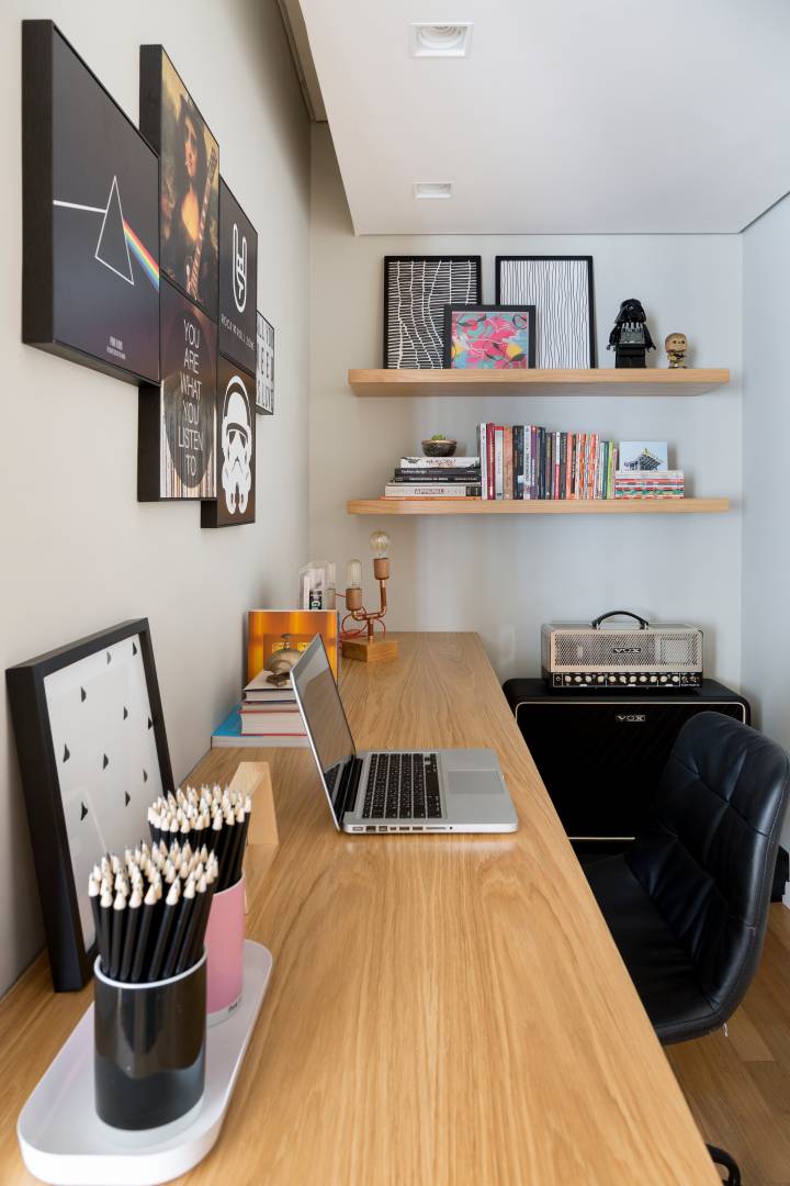 Home Office Temático: Uma Viagem ao seu Hobby Favorito - detalhe