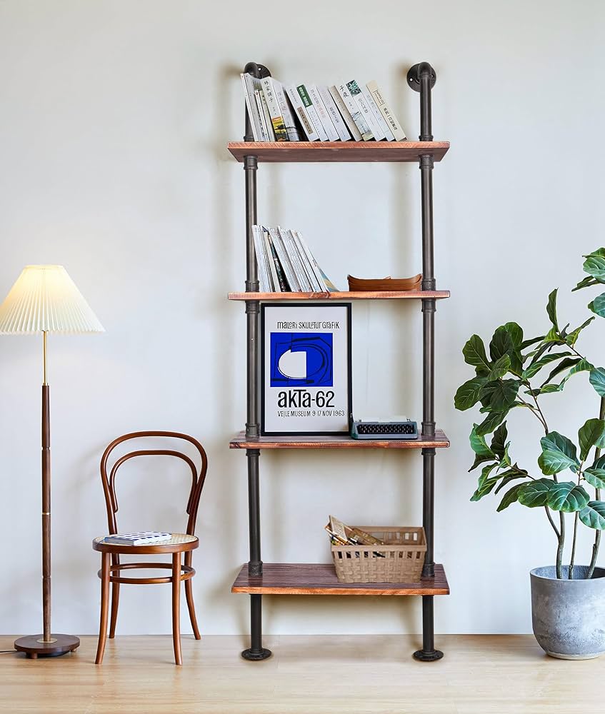 Estante Tubulação Industrial: Atitude e Originalidade - inspiração