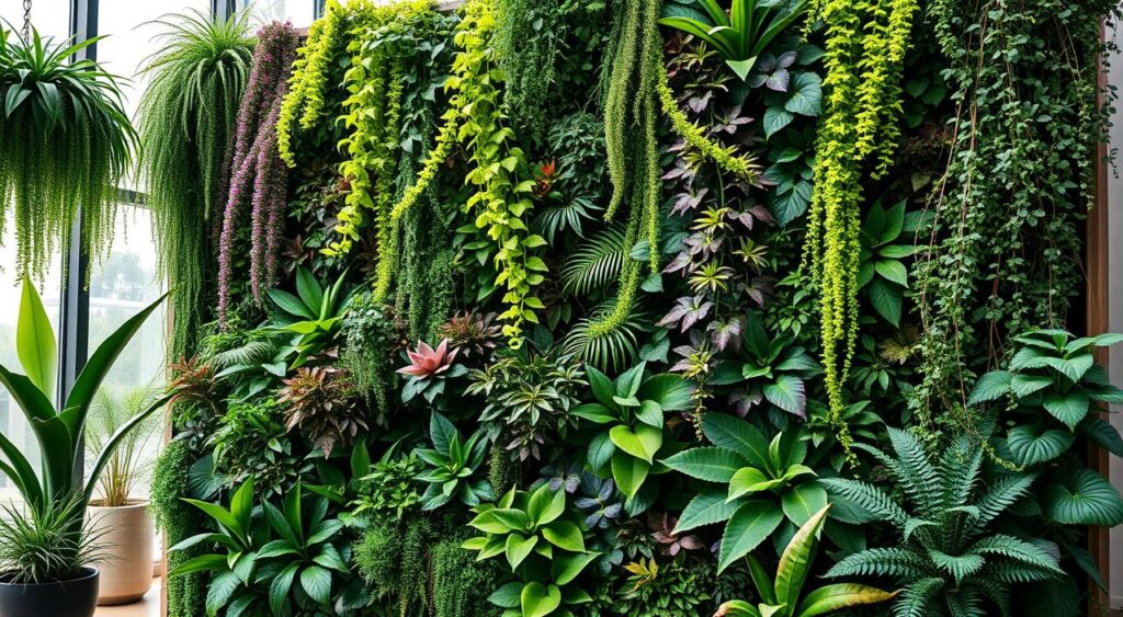 Flores de Inverno em Jardins Verticais Modulares: Otimização de Espaço com Estilo - ideia