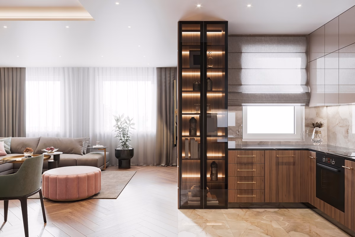 Móveis Planejados com Portas de Vidro Reflecta: Elegância e Modernidade - inspiração