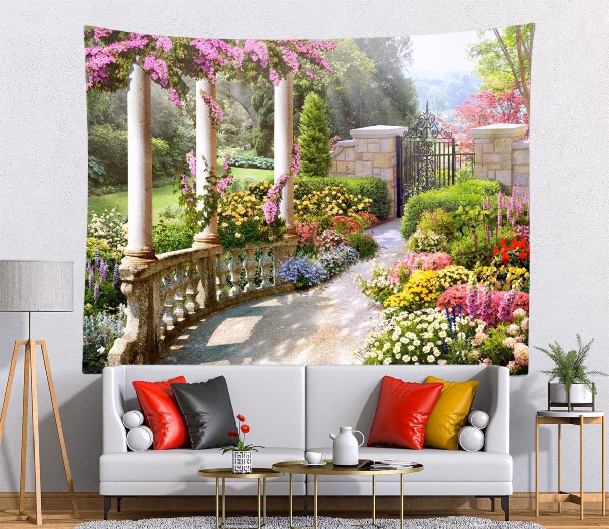 Jardim Secreto com Balanço e Cortina de Trepadeiras - detalhe