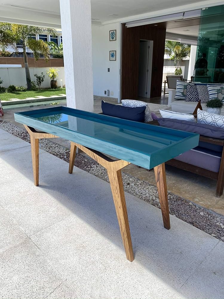 Aparador Azul Turquesa: Uma Explosão de Cor e Alegria - ideia