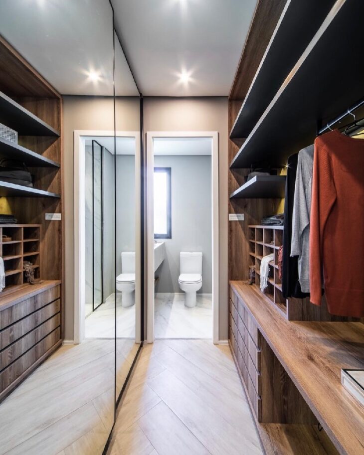 Integração Total com Closet: Praticidade e Organização - ideia