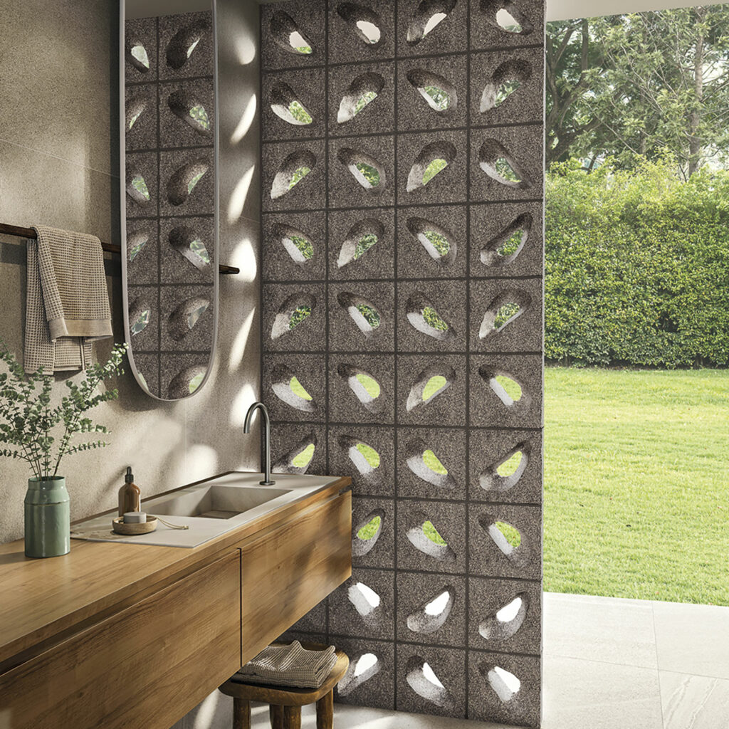 Cobogó Vazado no Banheiro: Ventilação e Privacidade - ideia