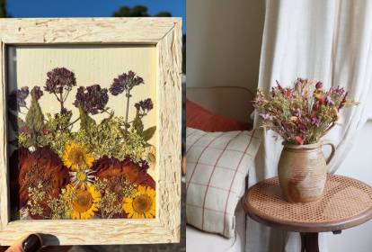 Delicadeza Vintage: Decoração Romântica com Renda e Flores Secas - inspiração