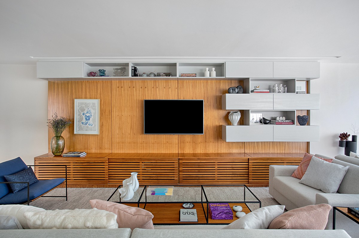 Sala de Estar com Móveis Planejados - inspiração