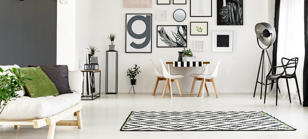 Escandinavo Artístico: Galeria de Arte Minimalista - detalhe