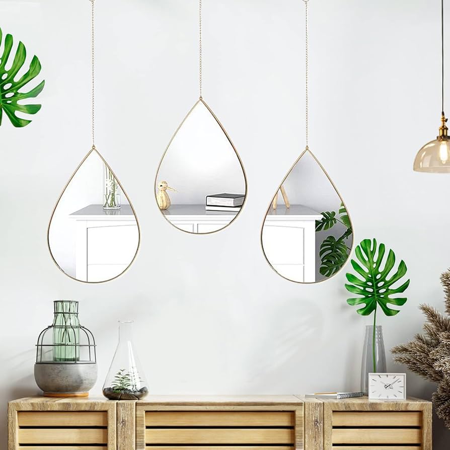 Composição de Mini Espelhos: Uma Galeria de Arte na Sua Parede - inspiração