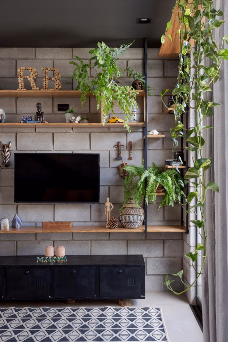 Com Plantas e um Contraponto Natural - ideia