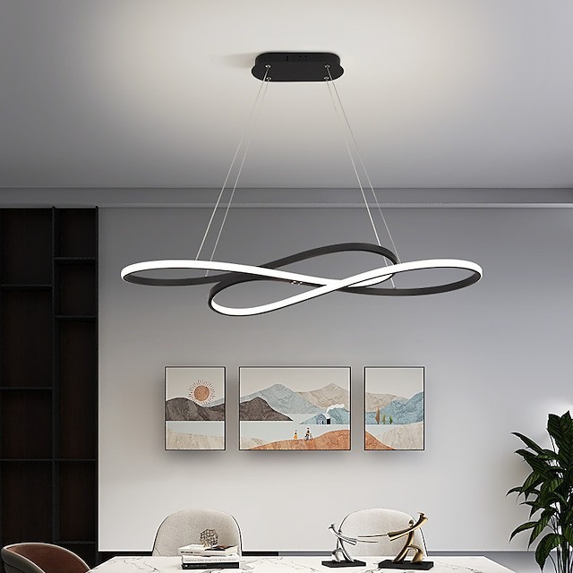 Lustre Moderno e Imponente: Ponto Focal de Luxo - inspiração