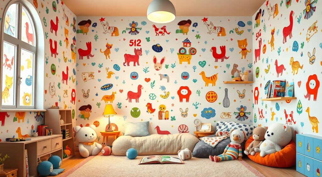 Infantil Lúdico: Cores Vibrantes e Desenhos Divertidos - ideia