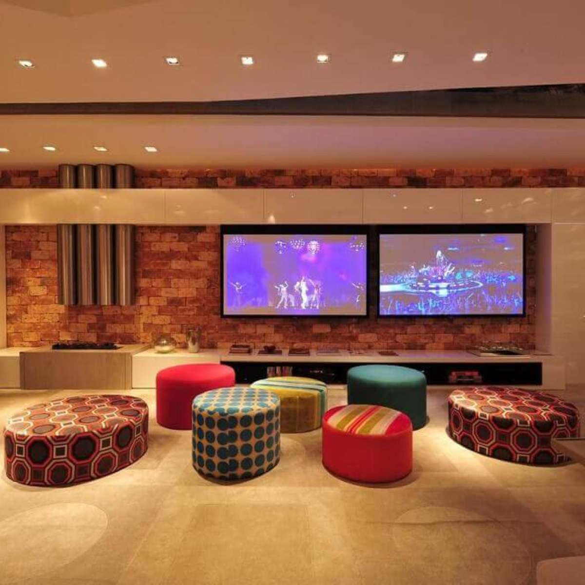 Puff Modular Colorido: Crie Composições Únicas e Divertidas - detalhe