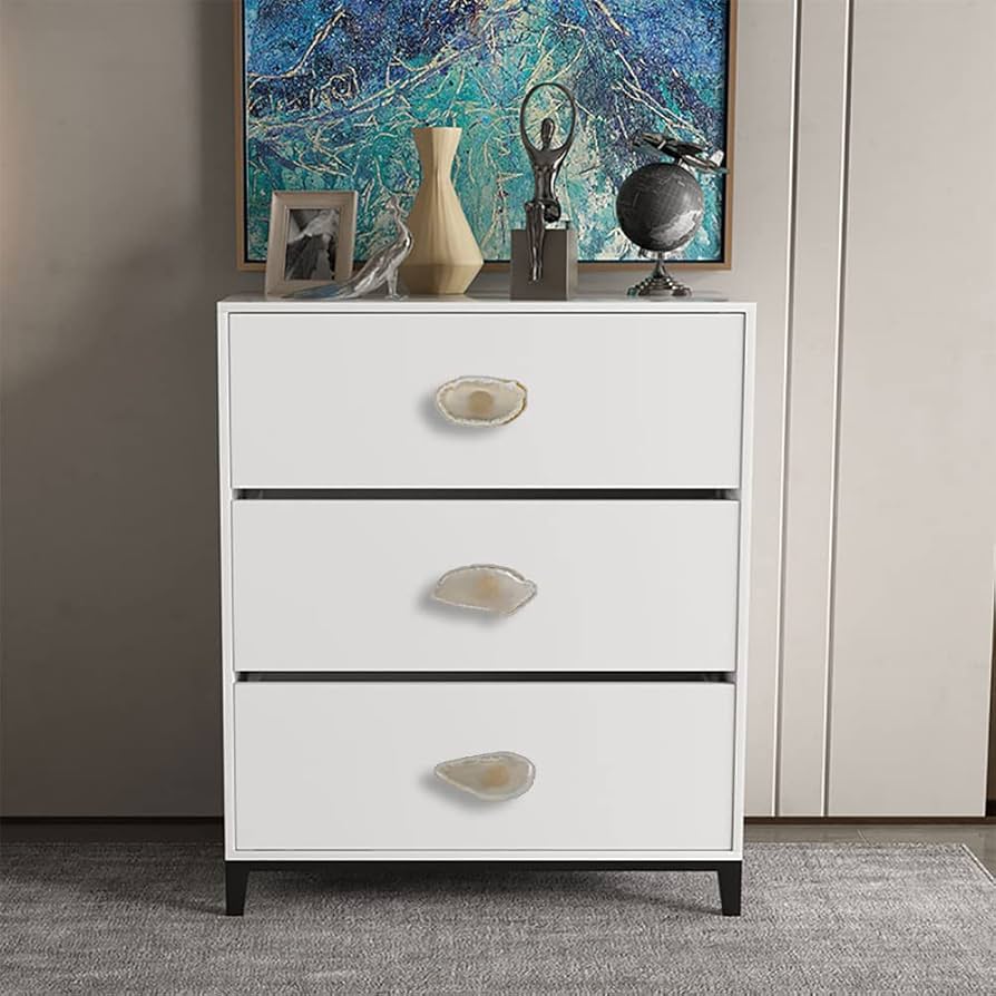 Puxadores Com Pedras Naturais: Exclusividade e Conexão Com a Natureza - ideia