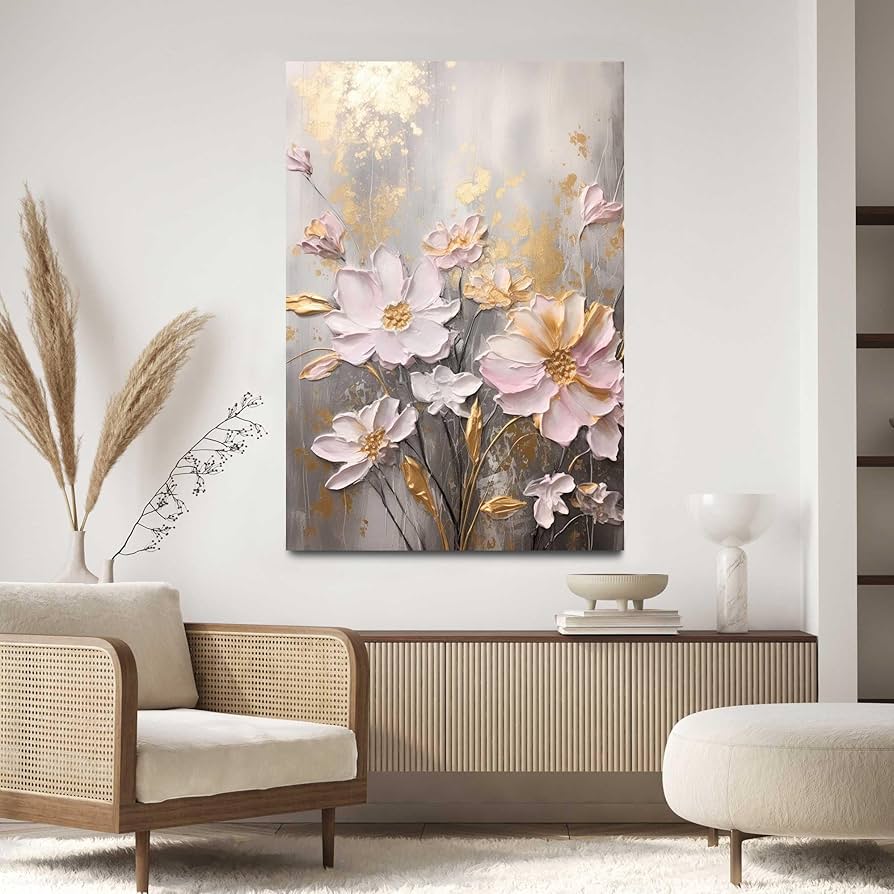 Quadros com Flores Prensadas: Delicadeza Natural - ideia