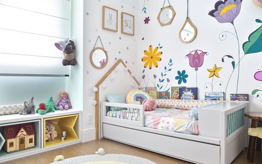 Quarto Infantil com Galeria de Arte: Exponha os Desenhos e Crie Memórias - detalhe
