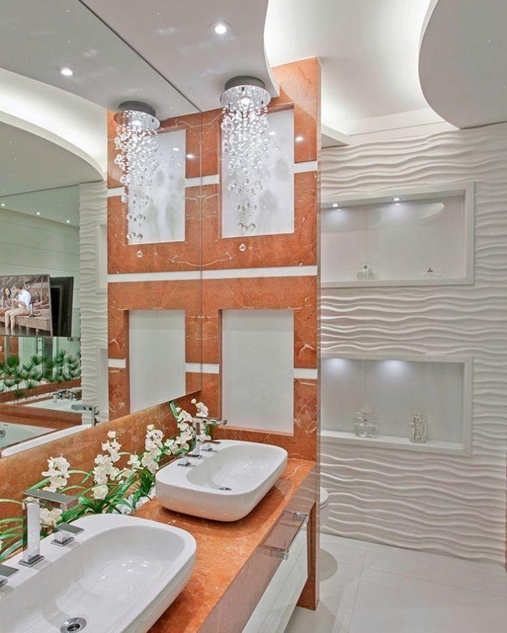 Revestimento 3D em Cerâmica para Cozinhas e Banheiros - ideia