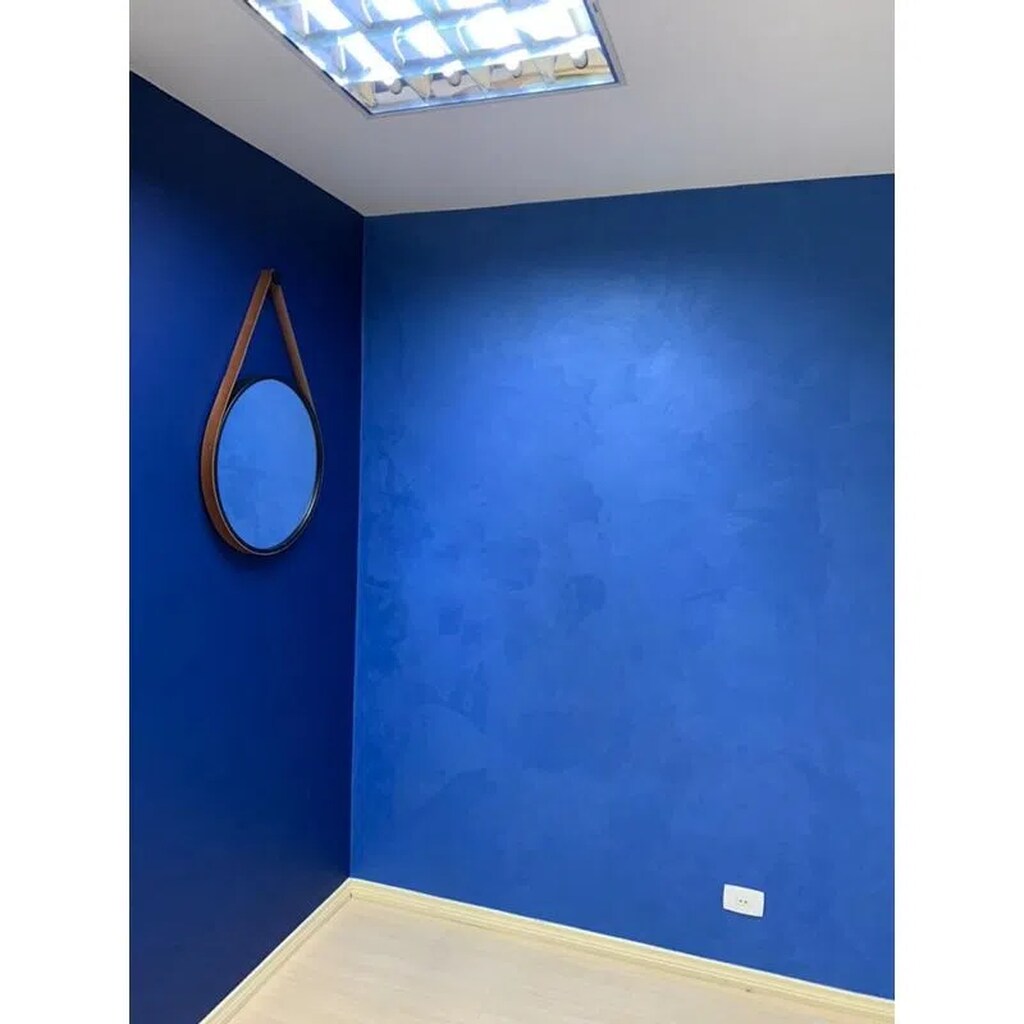 Azul e Cimento Queimado: Modernidade e Minimalismo - ideia