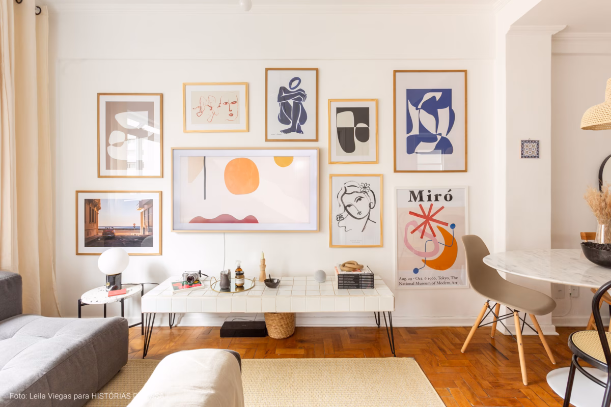 Arte nas Paredes: Quadros e Fotos que Contam Histórias - inspiração