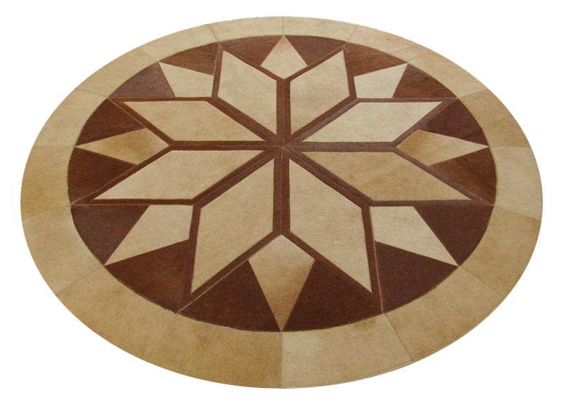 Tapete Redondo de Couro: Elegância e Sofisticação Atemporal - inspiração