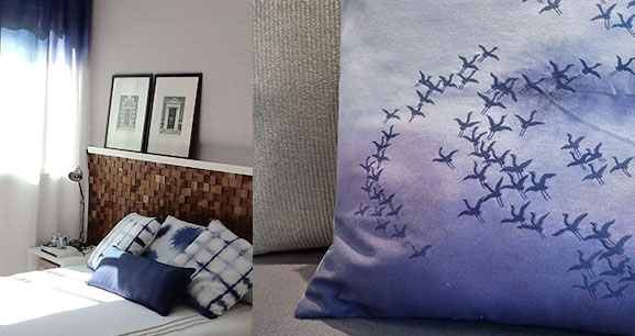 Almofadas Tie-Dye: Um Toque Hippie-Chic e Descolado - ideia