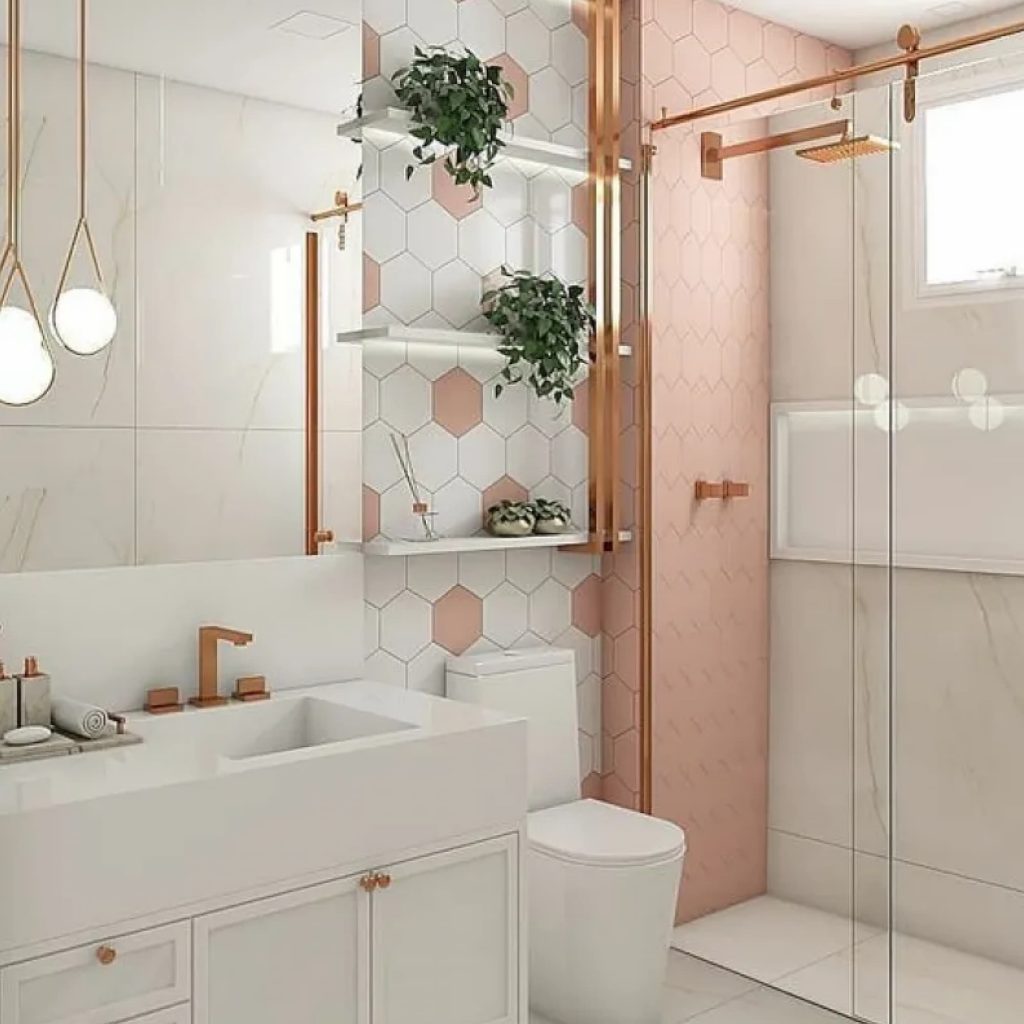 Com Metais Rosê Gold: Delicadeza e Modernidade - ideia