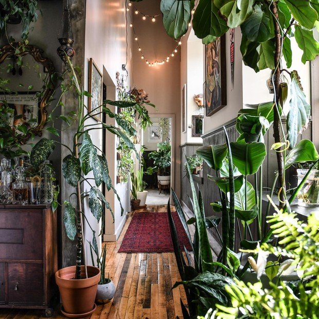 Corredor Divertido com Murais e Cores Alegres - ideia