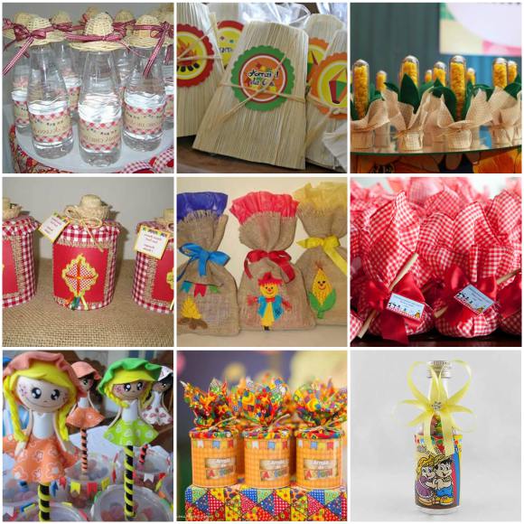 Varal de Lembrancinhas: Decoração Interativa com Miniaturas e Recadinhos - ideia