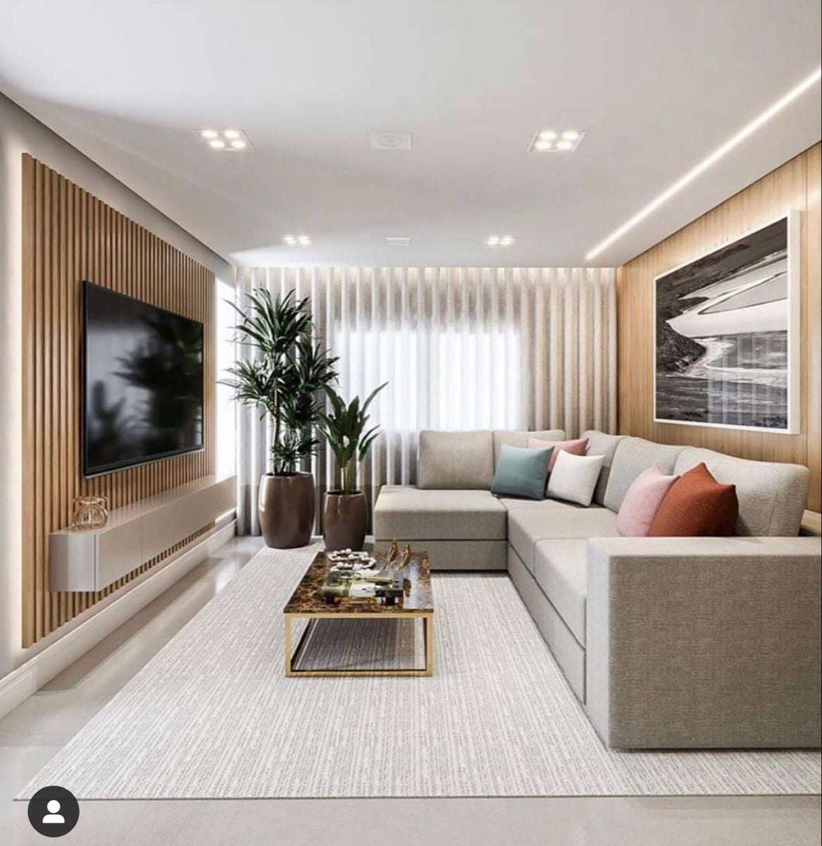 Minimalismo Radiante: Sala Clean Totalmente Branca com Texturas Sutis - ideia