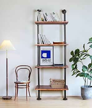 Estante Tubos Industriais: Para um Ambiente Urbano e Criativo - inspiração