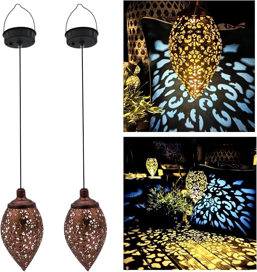 Lanternas Solares Estilo Marroquino: Um Toque Exótico e Acolhedor - inspiração